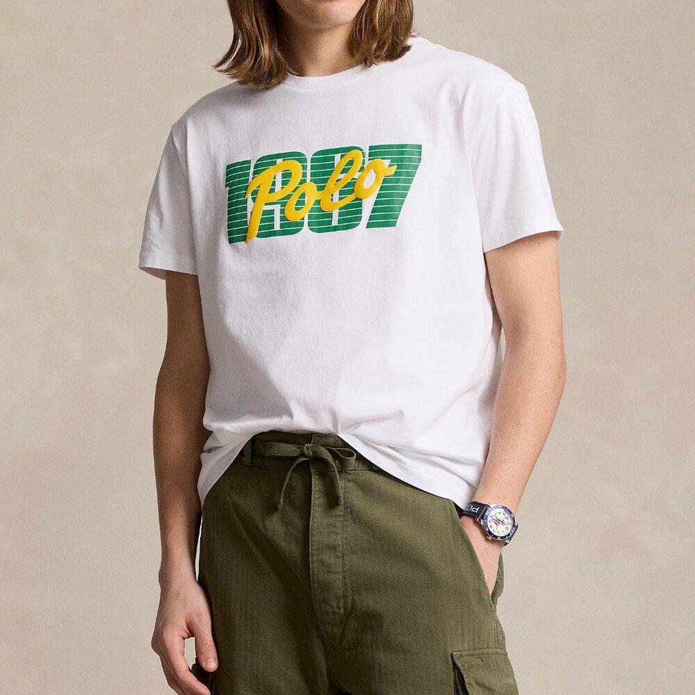 NWT Polo Ralph Lauren Mens  White  Logo T-Shirt